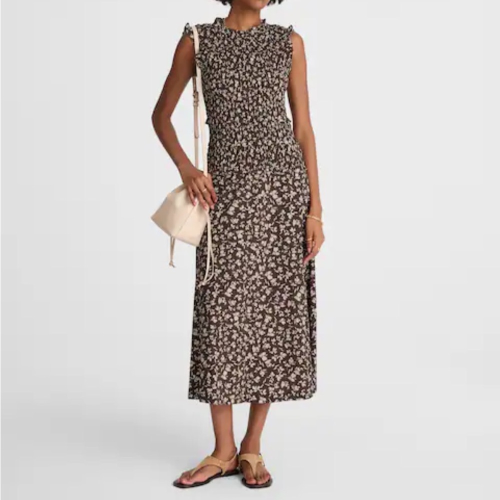 Madewell Floral Print Midi Dress - new with tags!!